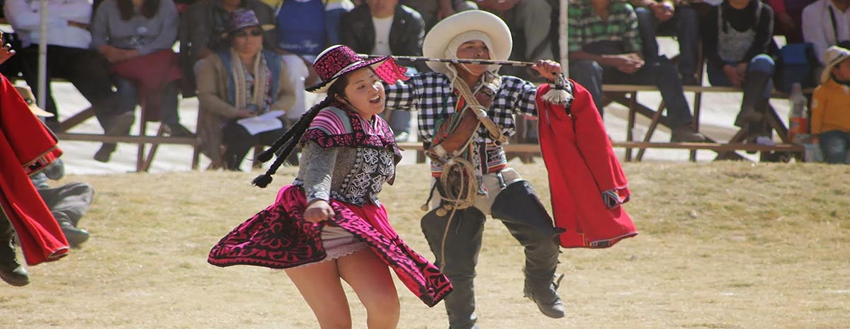 Typical dance of chumbivilcas